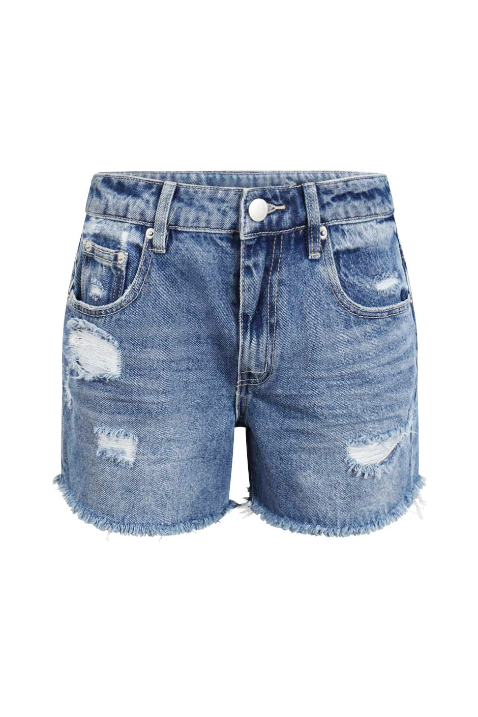 Charlie Distressed Denim Short