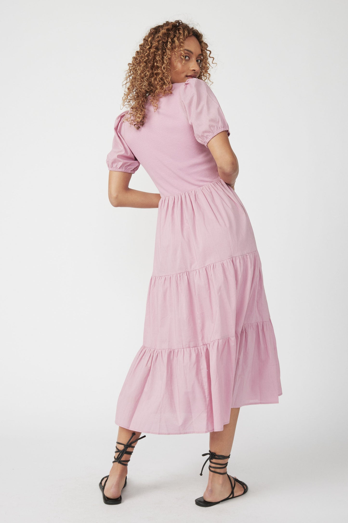 Leanne Spliced Midi Dress