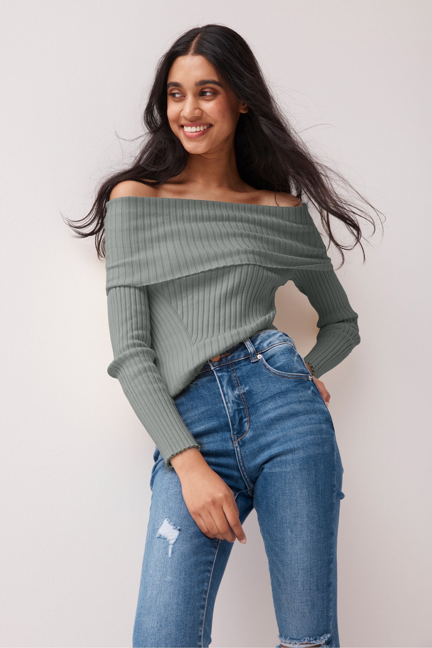 Lexi Off Shoulder Knit Top