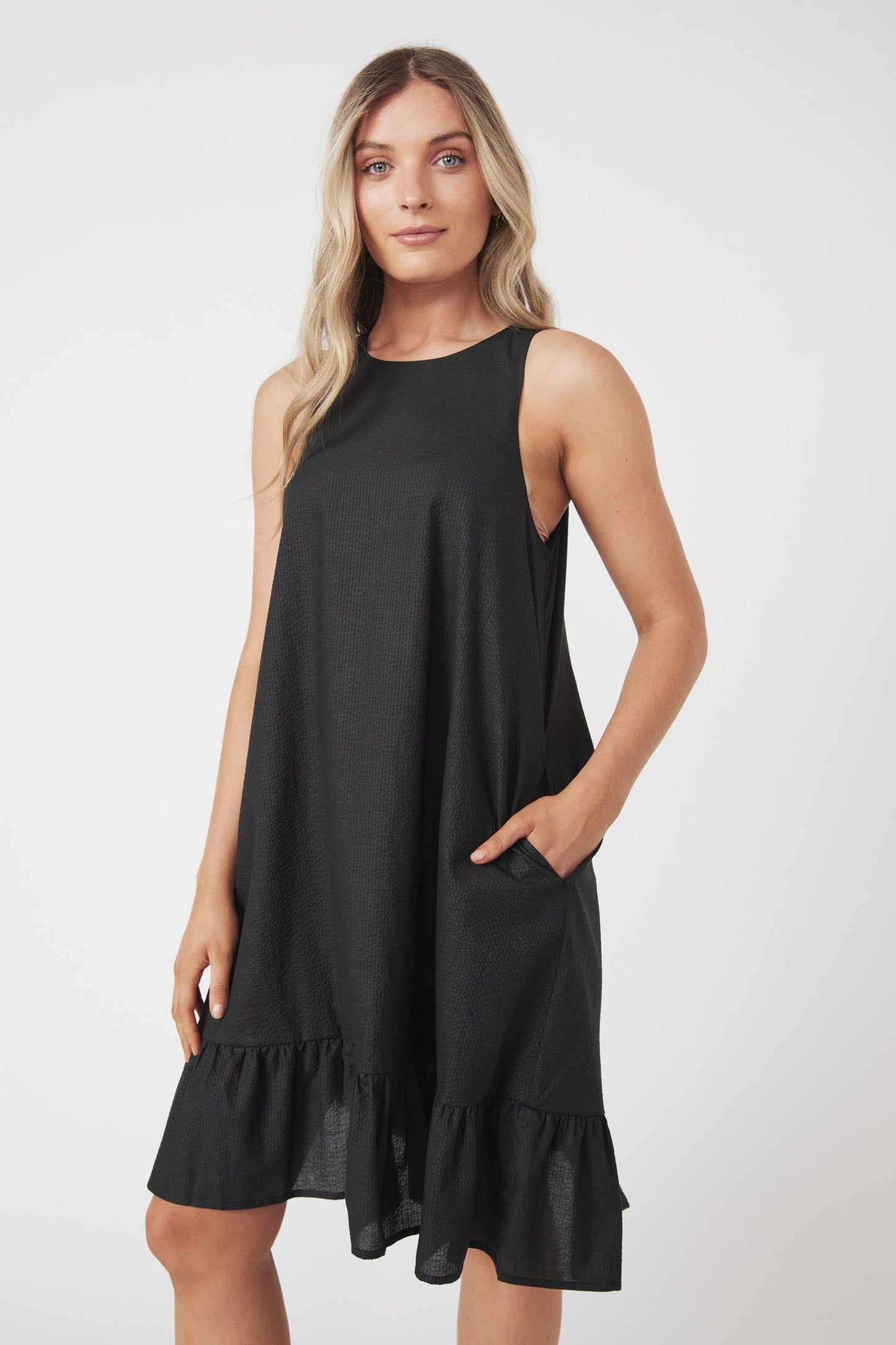 Kaesha Textured Mini Dress