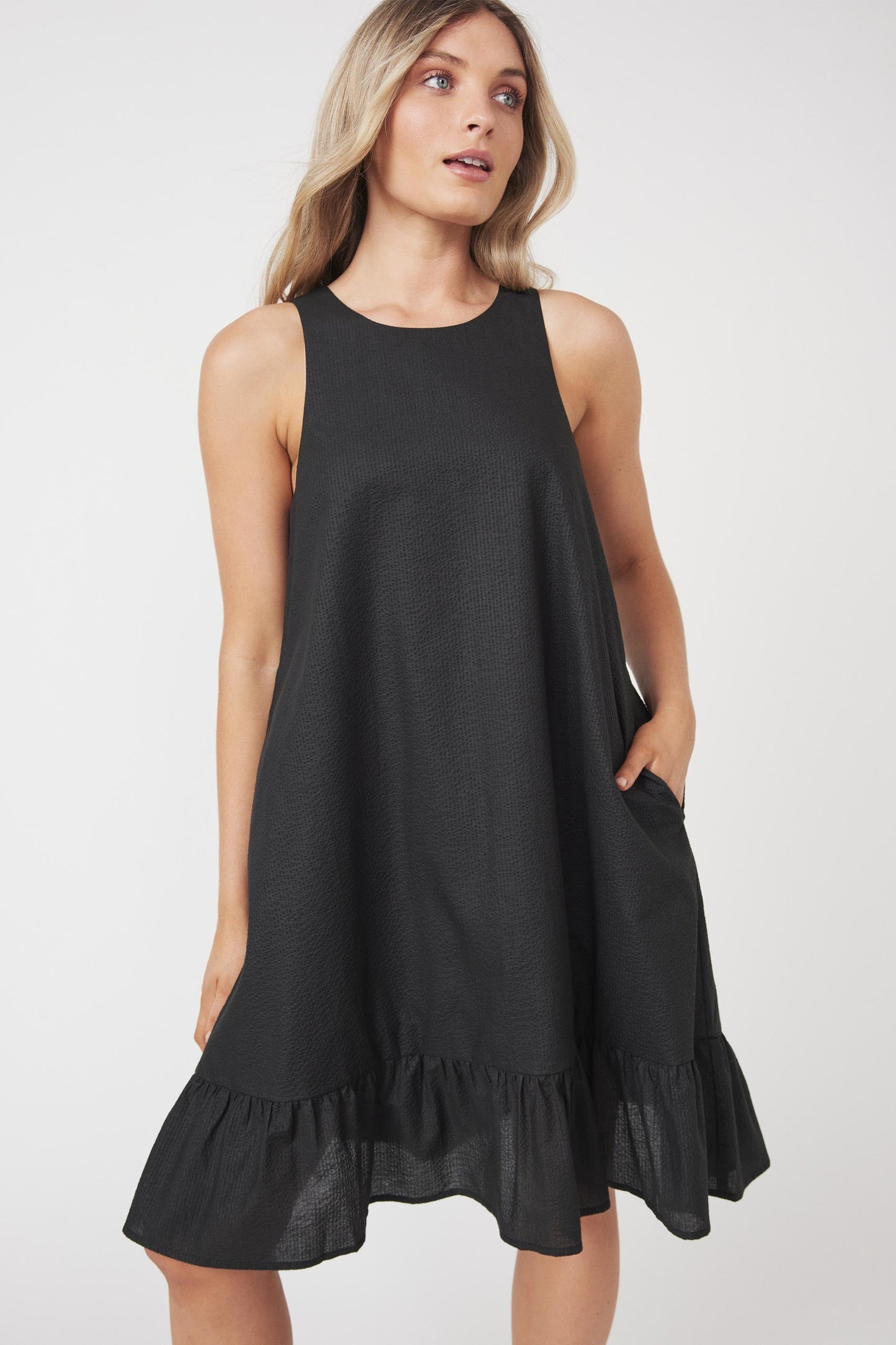 Kaesha Textured Mini Dress