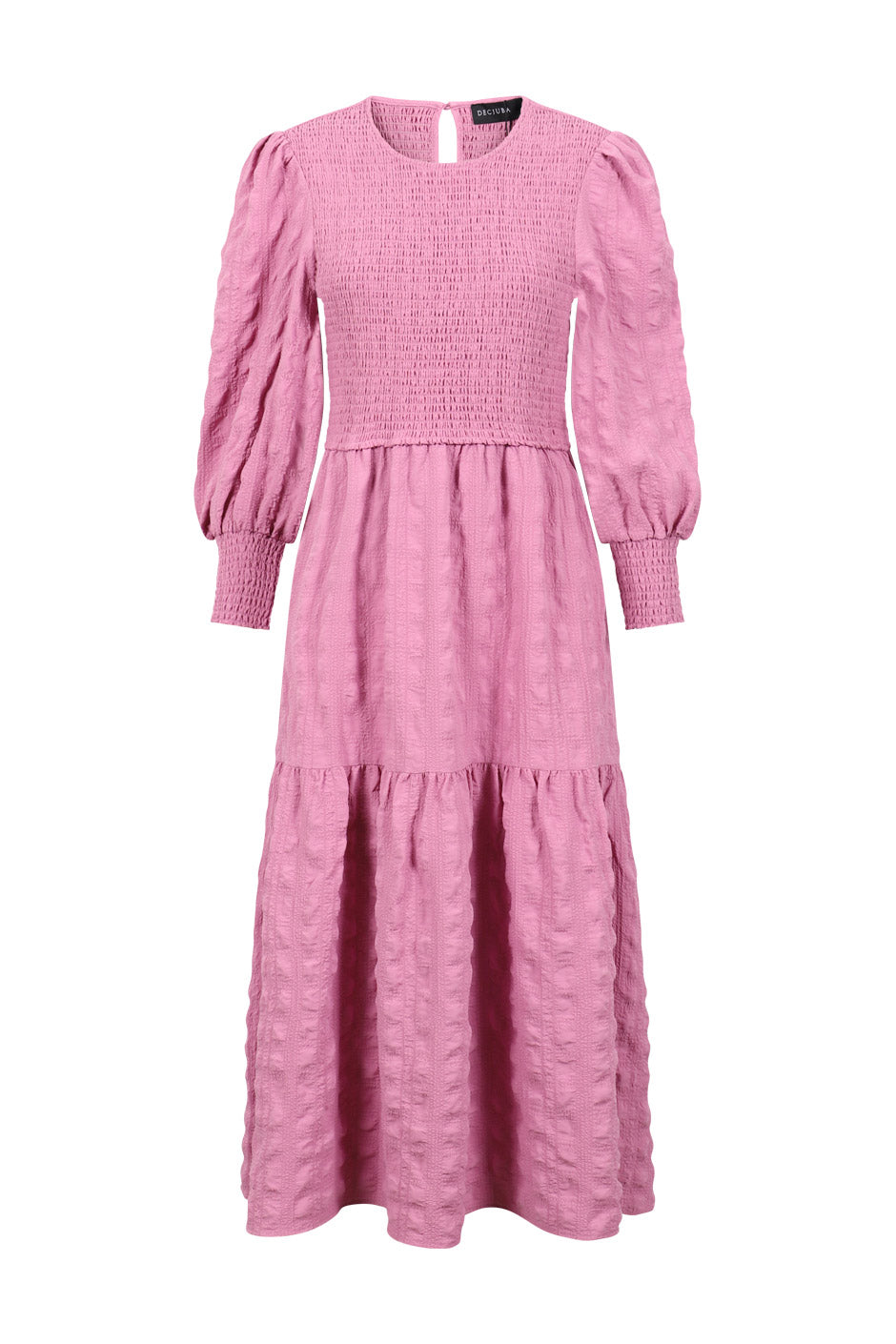 Vivian Shirred Midi Dress