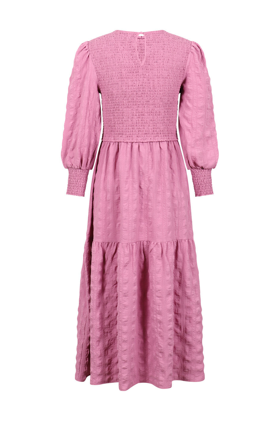 Vivian Shirred Midi Dress