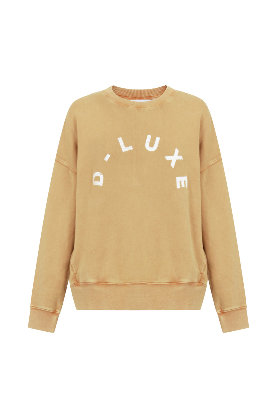 D-Luxe Distressed Print Sweat