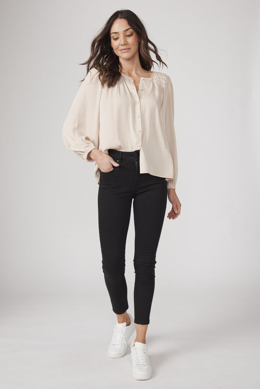 Hanna Smock Detail Blouse