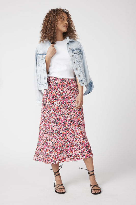 Marilyn Textured Midi Skirt
