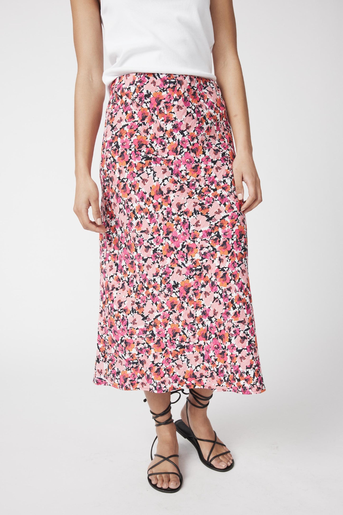 Marilyn Textured Midi Skirt