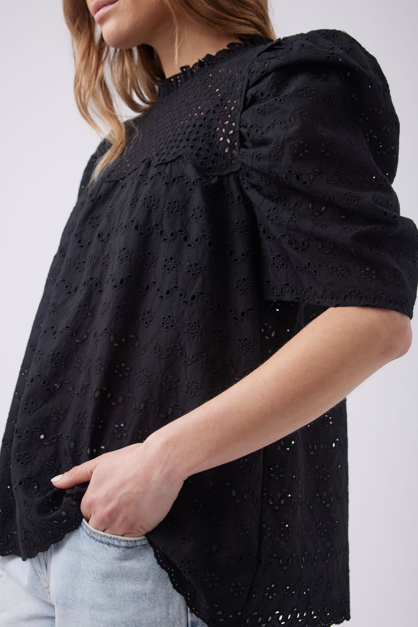 Anita Embroidered Top