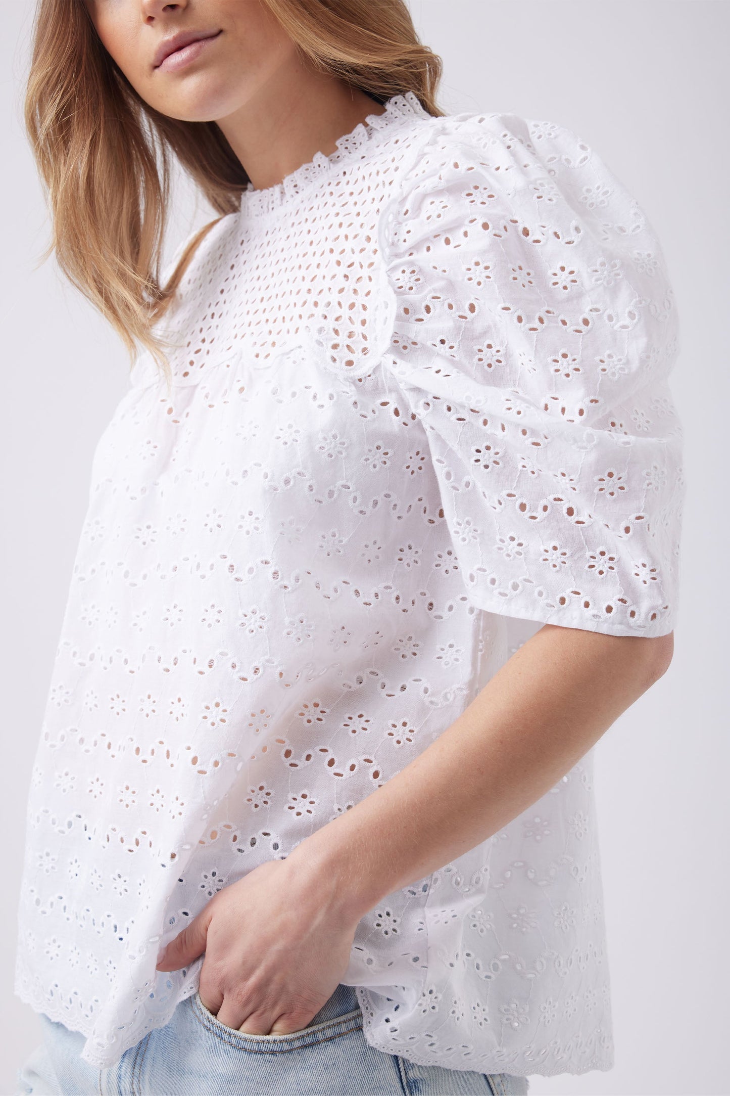 Anita Embroidered Top