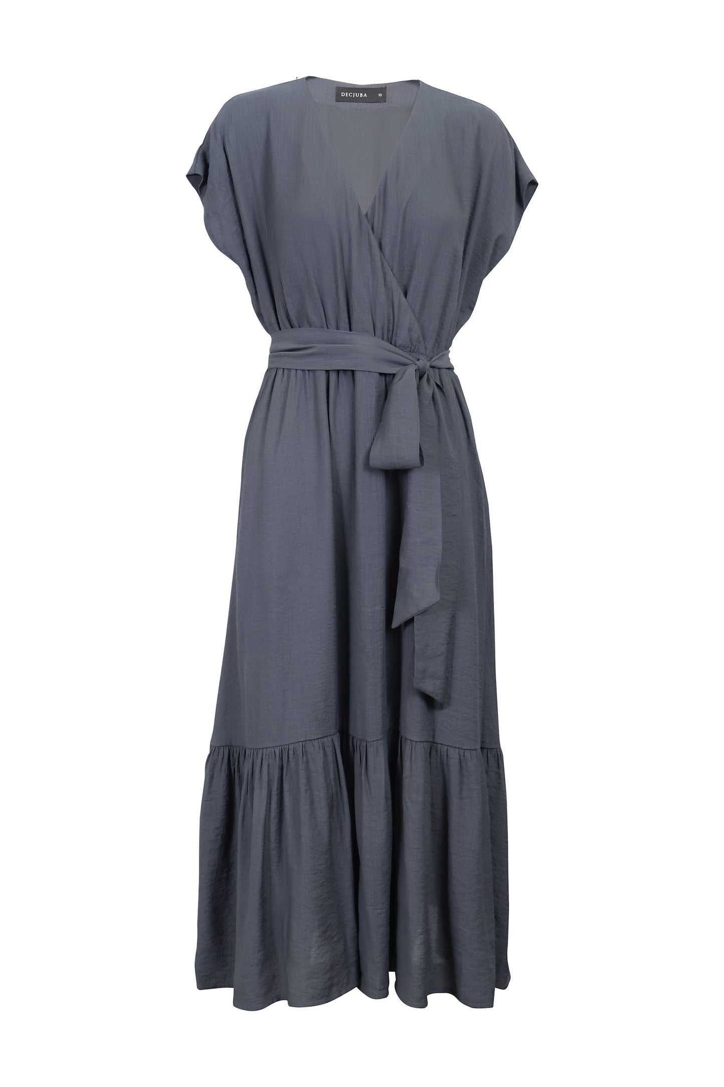 India Cross Front Midi Dress