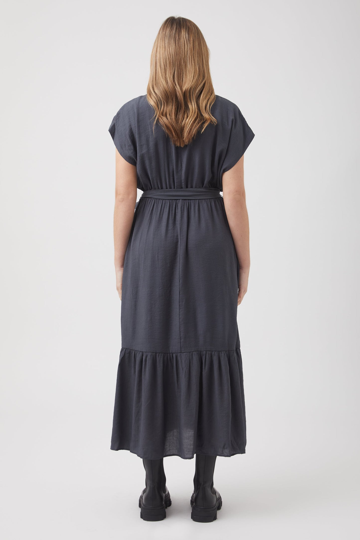 India Cross Front Midi Dress