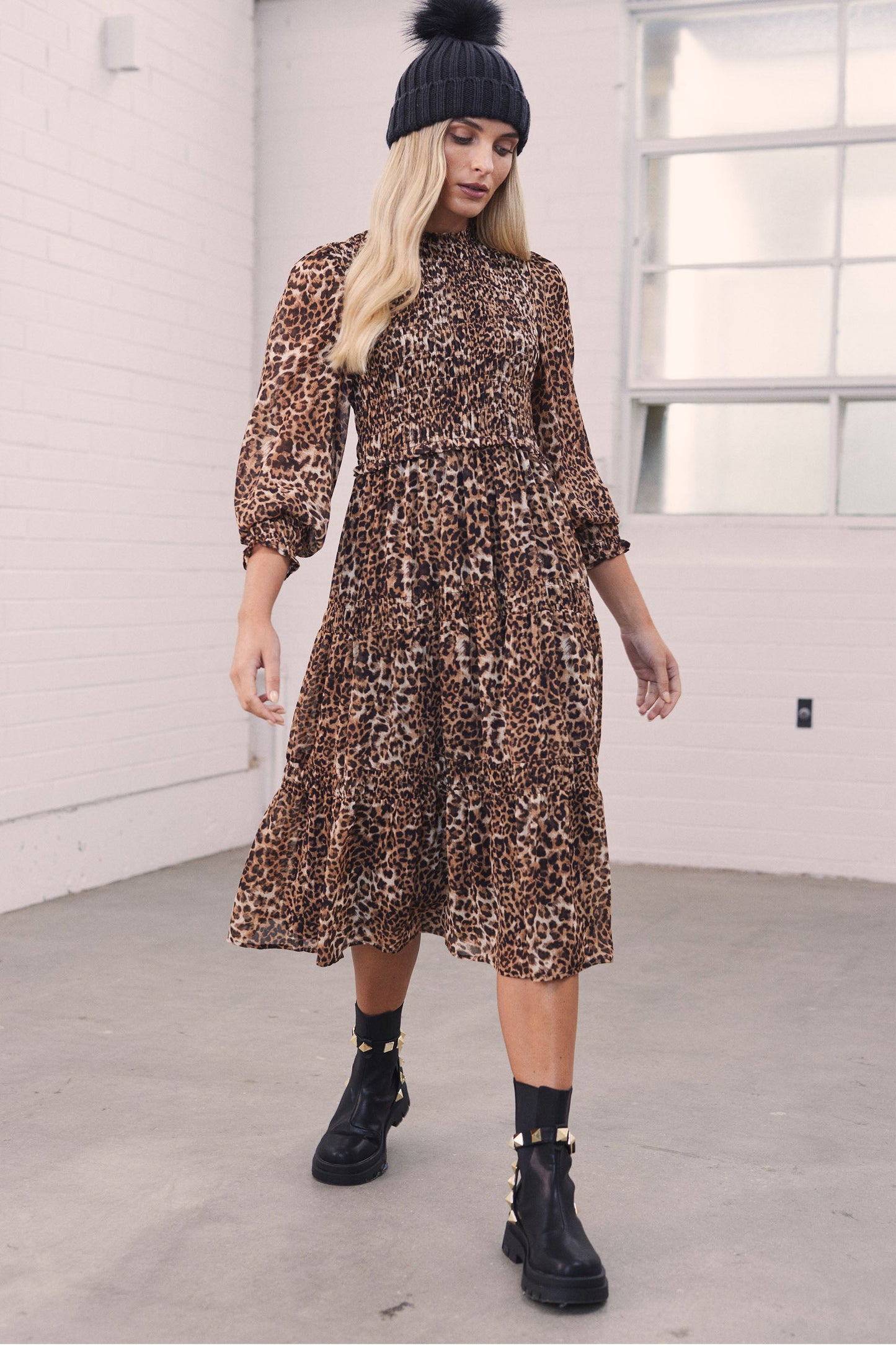 Ruby Smocked Midi Dress