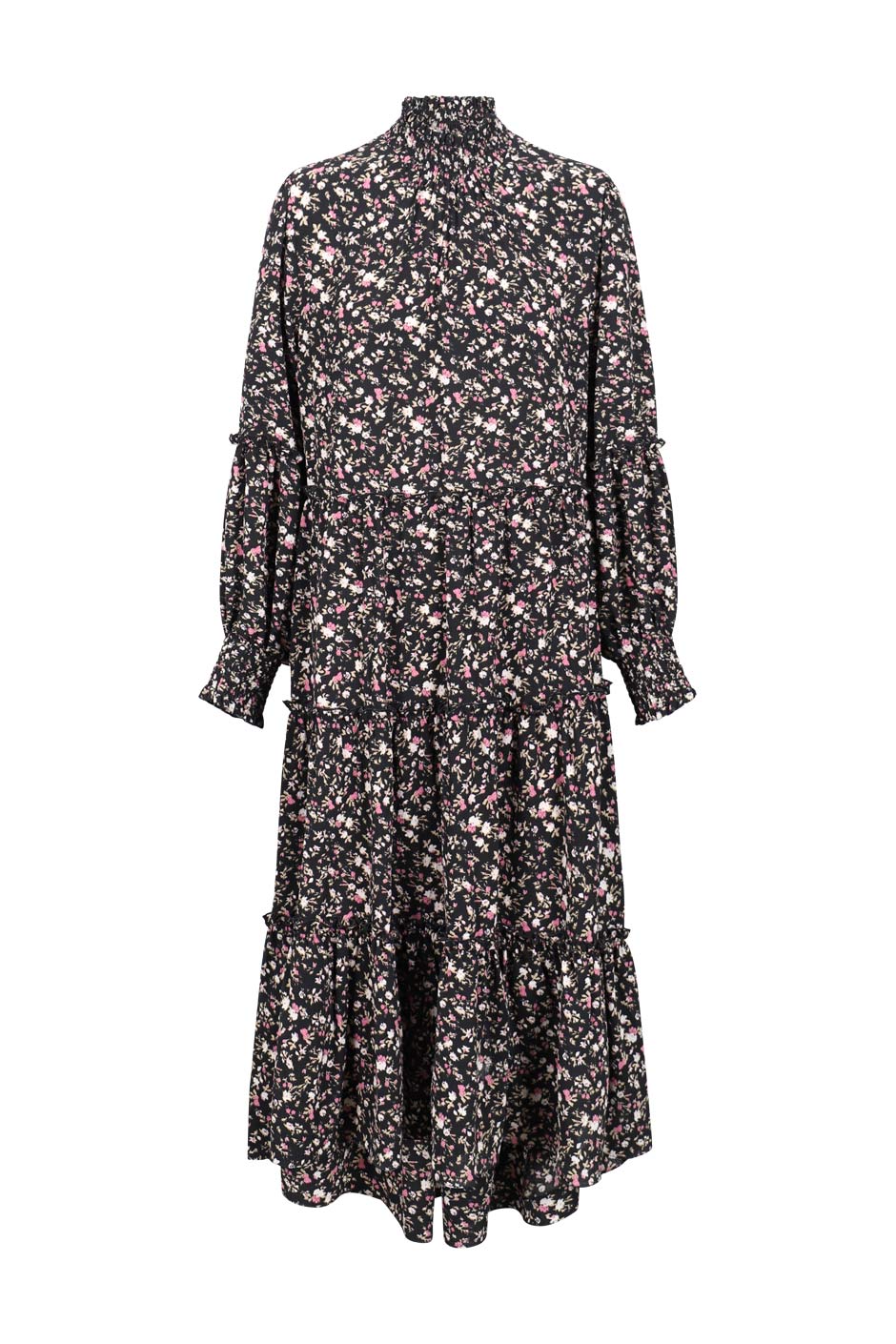 Ariana Ruffle Midi Dress