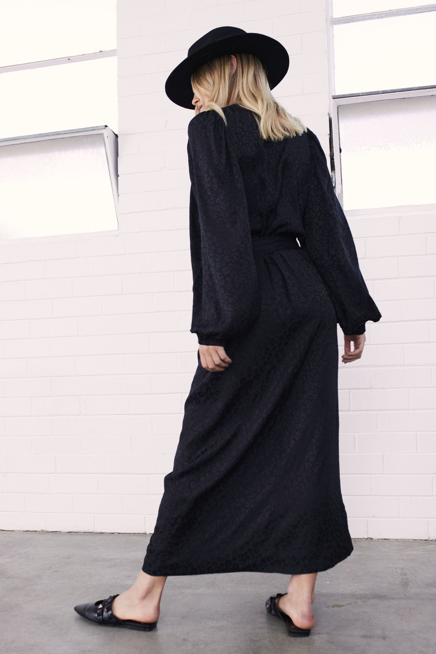 Simona Jacquard Wrap Dress