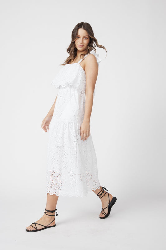 Sasha Broderie Maxi Dress