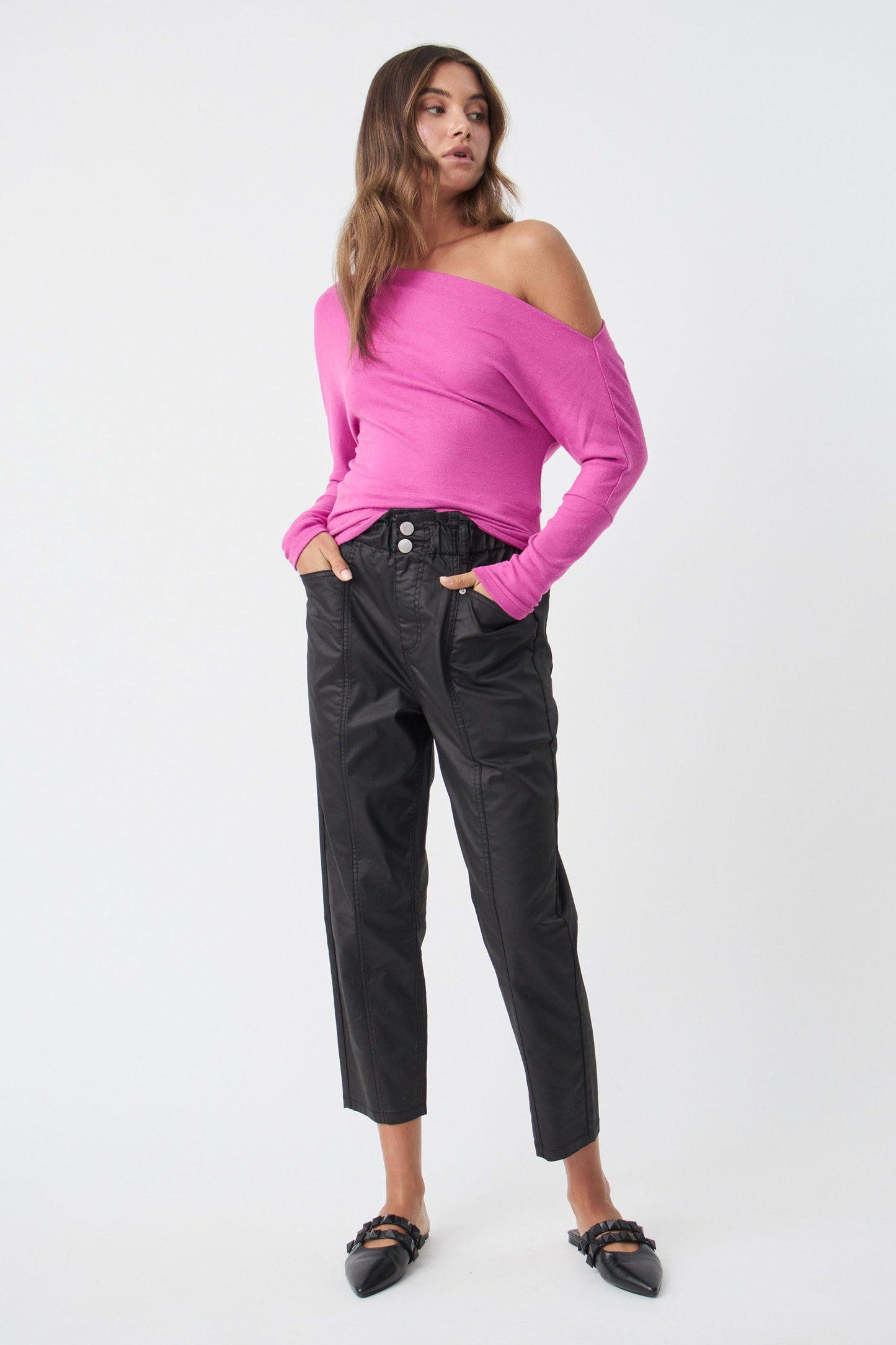 Phoebe Off Shoulder Tee