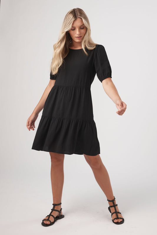 Jordyn Print Tiered Mini Dress