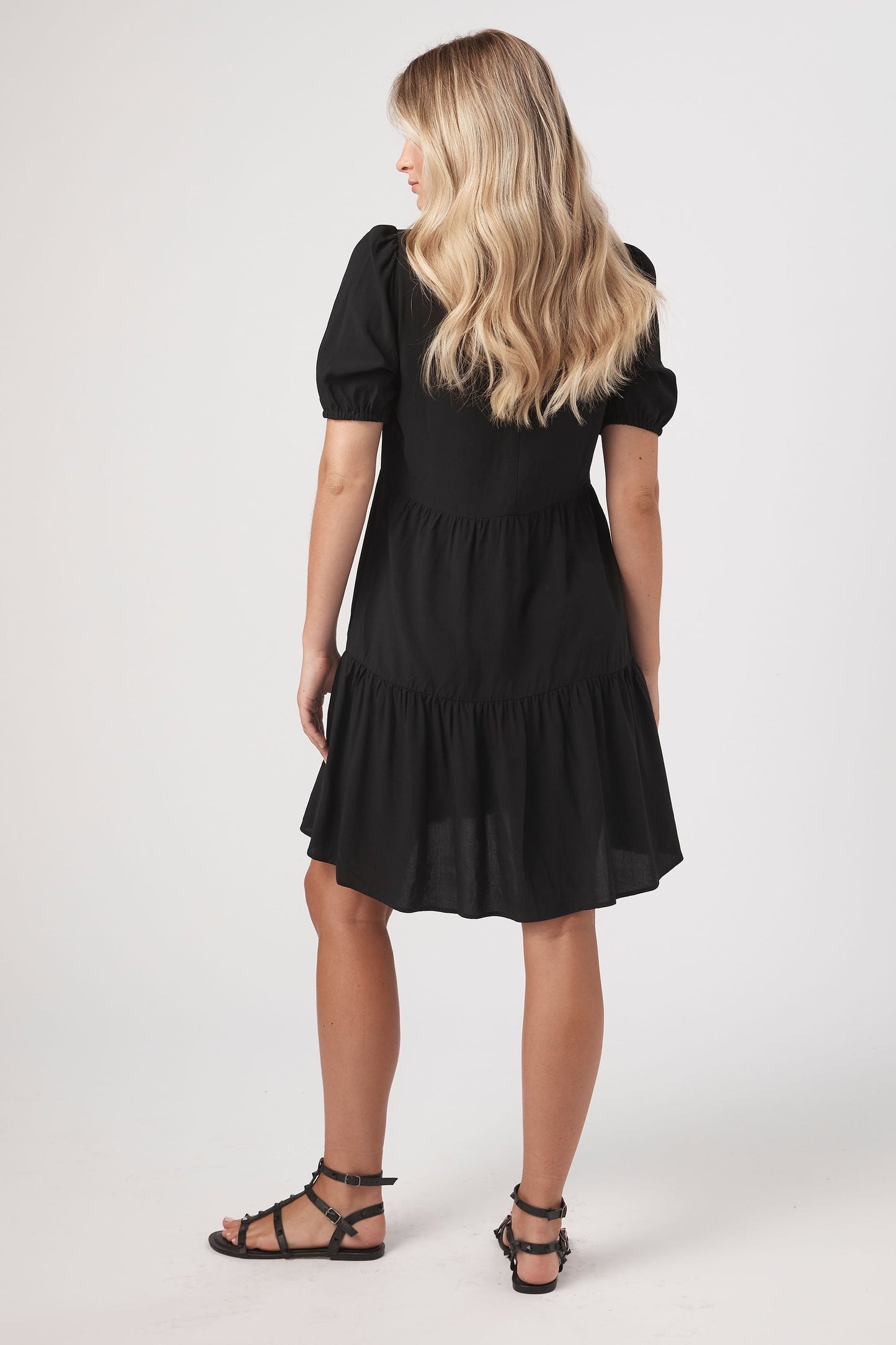 Jordyn Print Tiered Mini Dress