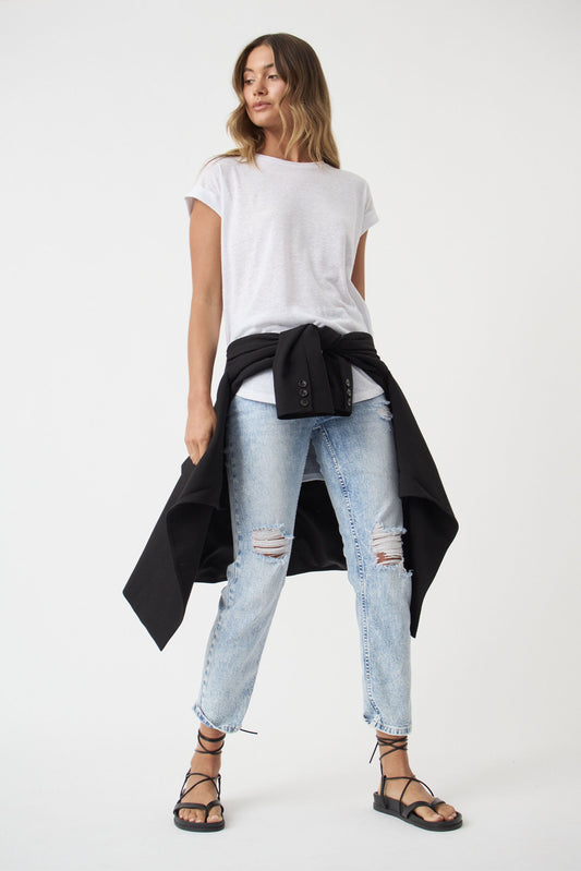 Nakita Linen Longline Tee
