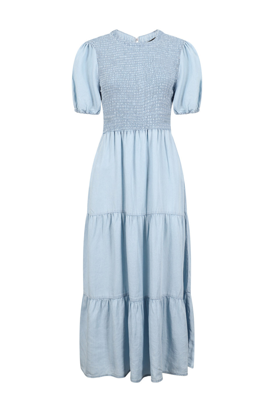 Aubrey Shirred Midi Dress