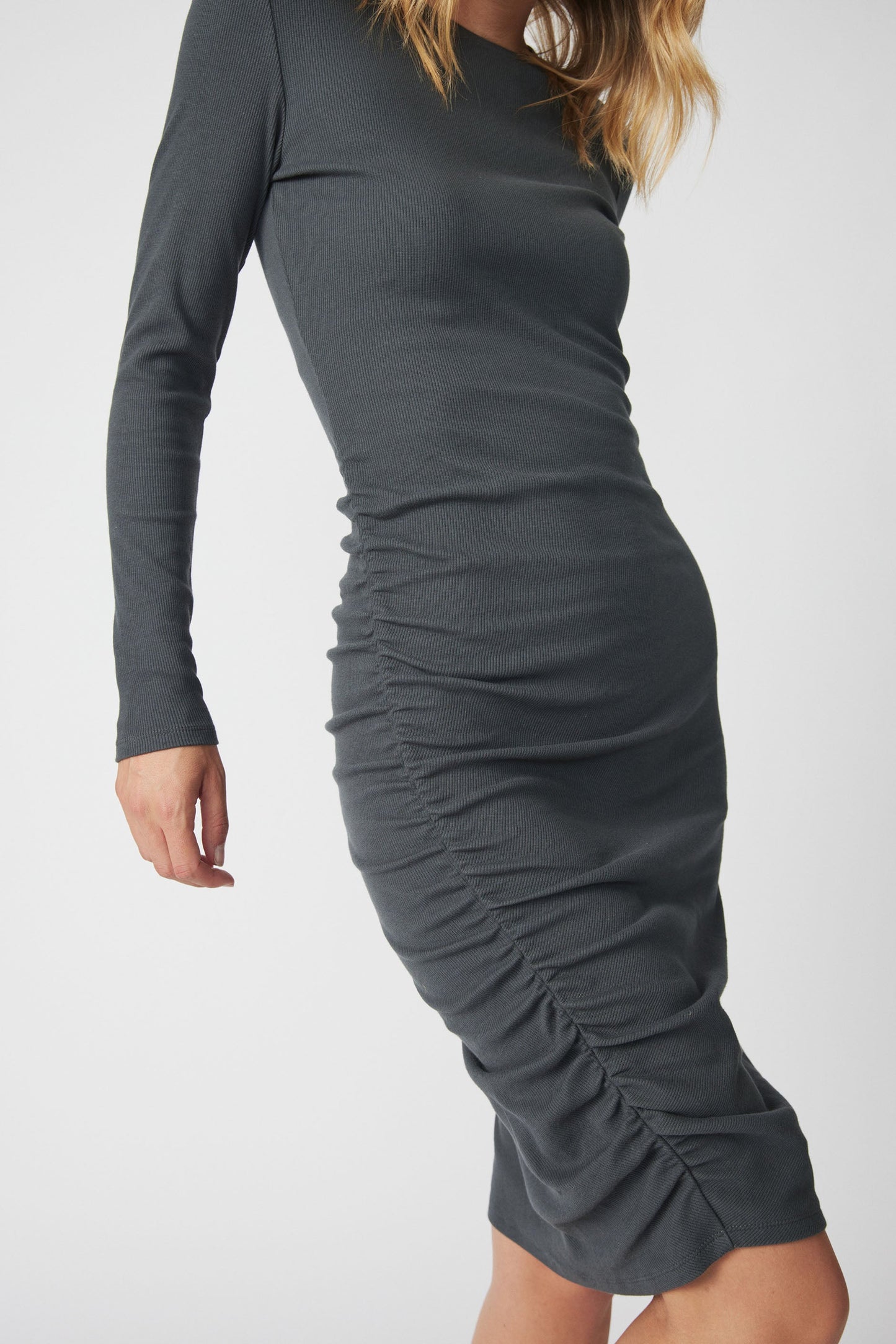 Nima Rib Midi Dress