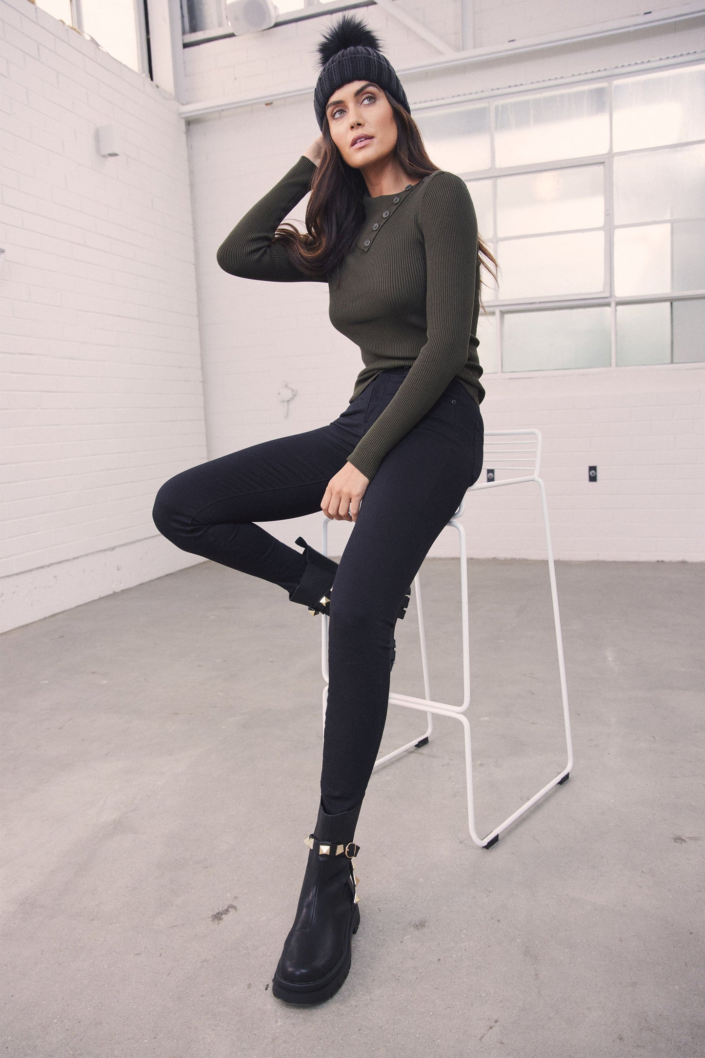 Trinity Button Jumper