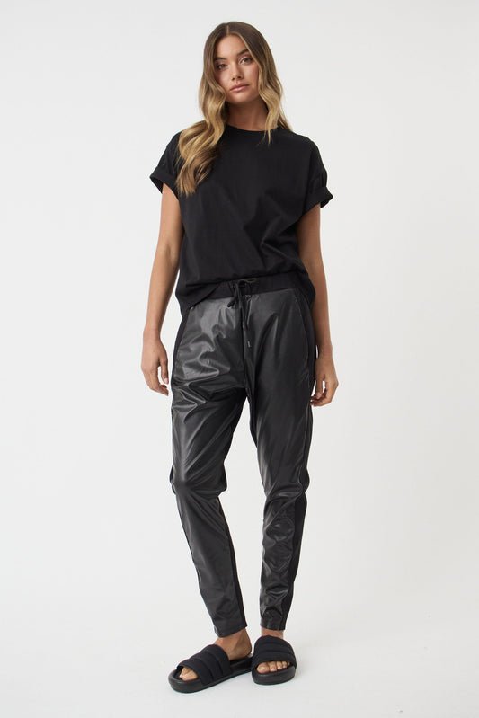 Maeve PU Jogger