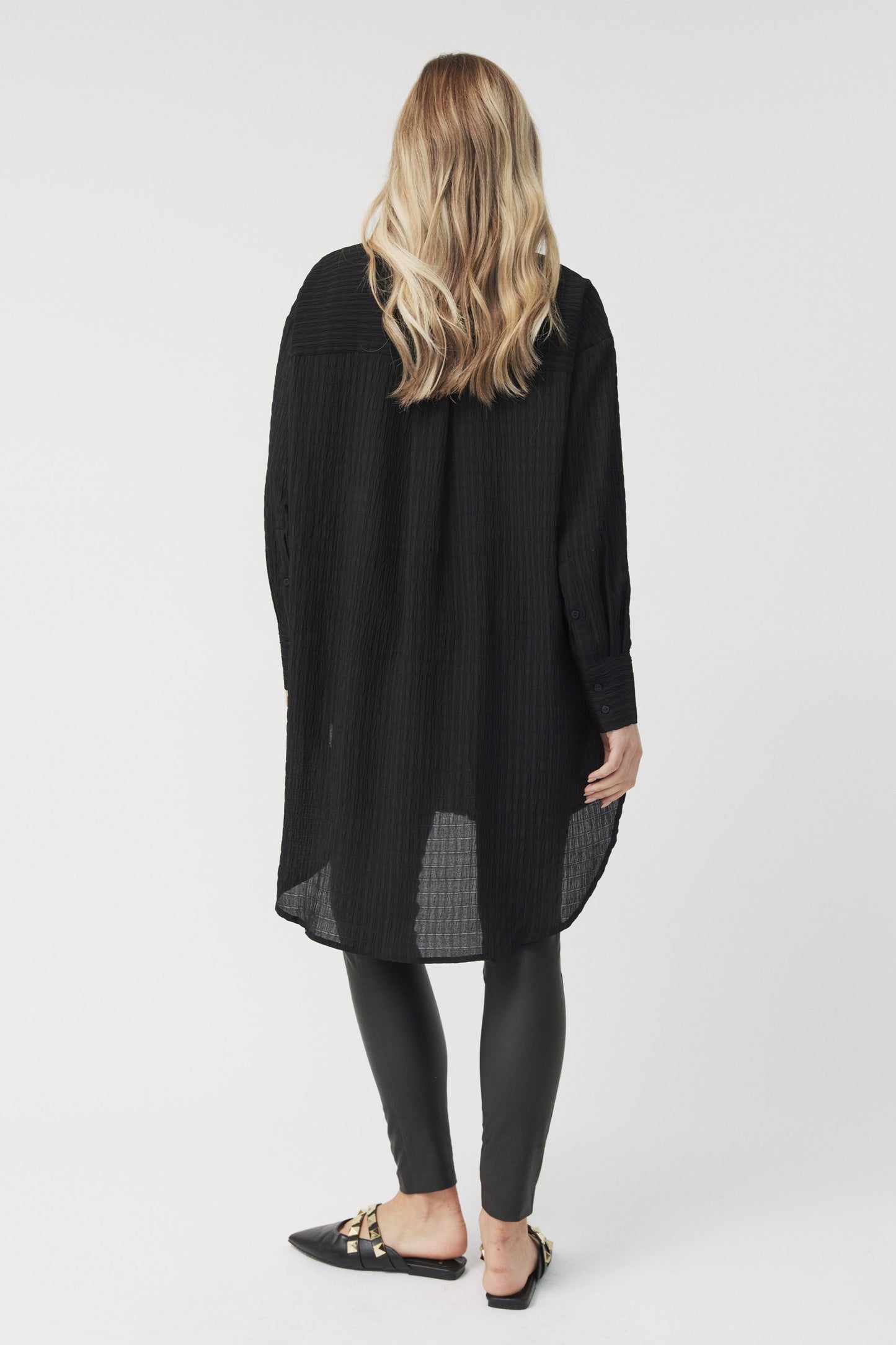 Neve Textured Oversized Shirt