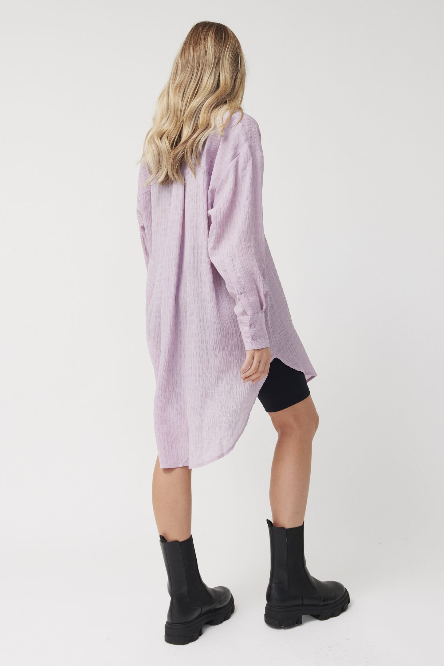 Neve Textured Oversized Shirt