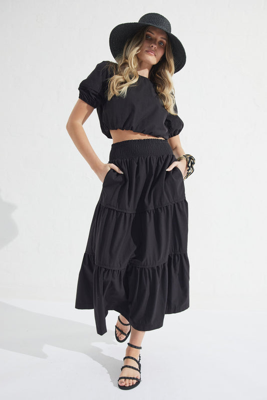 Ivy Puff Sleeve Detail Top