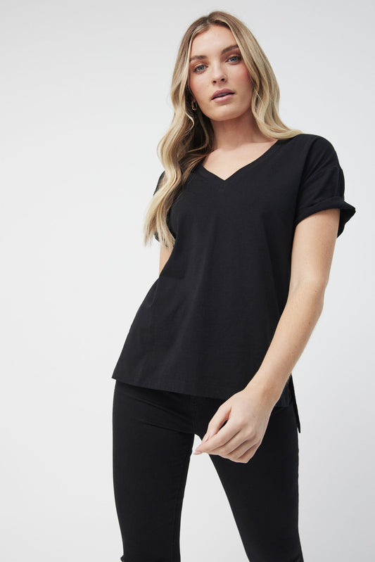 Vanessa V-Neck Longline Tee