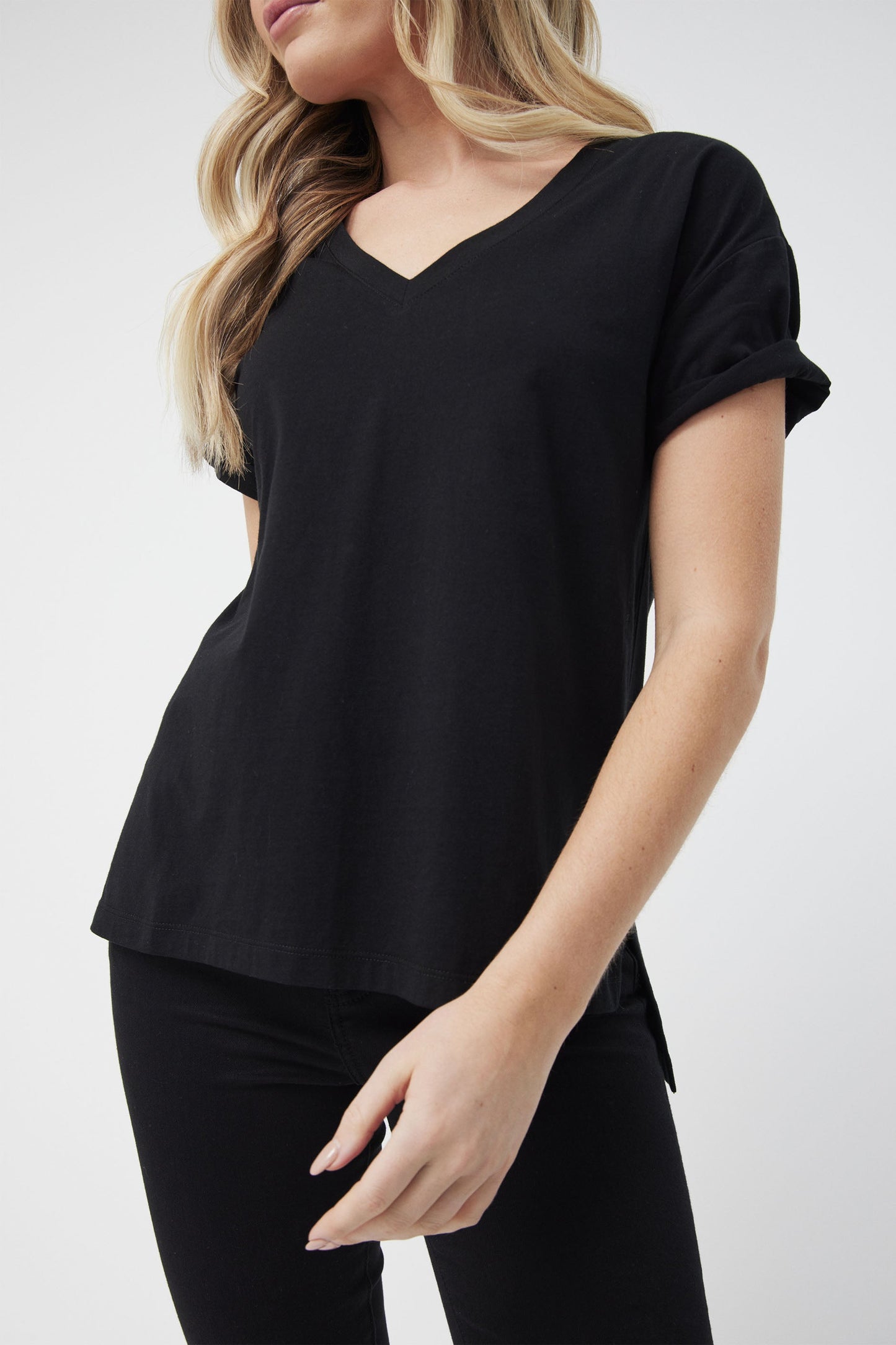 Vanessa V-Neck Longline Tee
