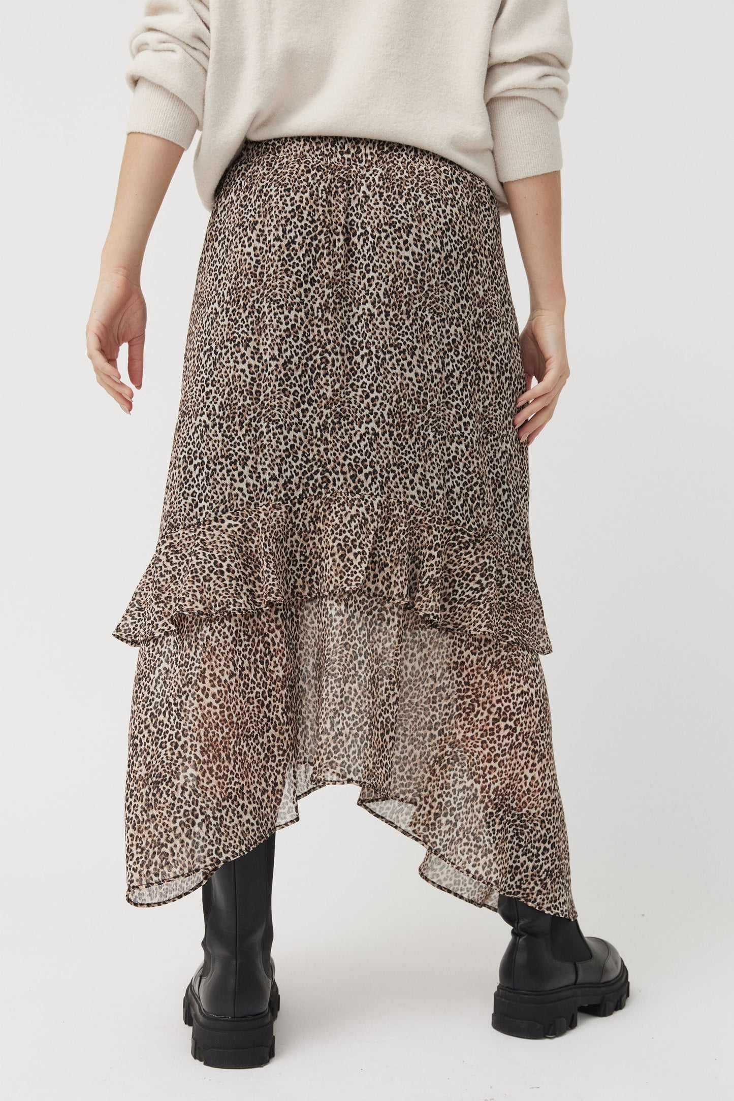 Amanda Ruffle Midi Skirt
