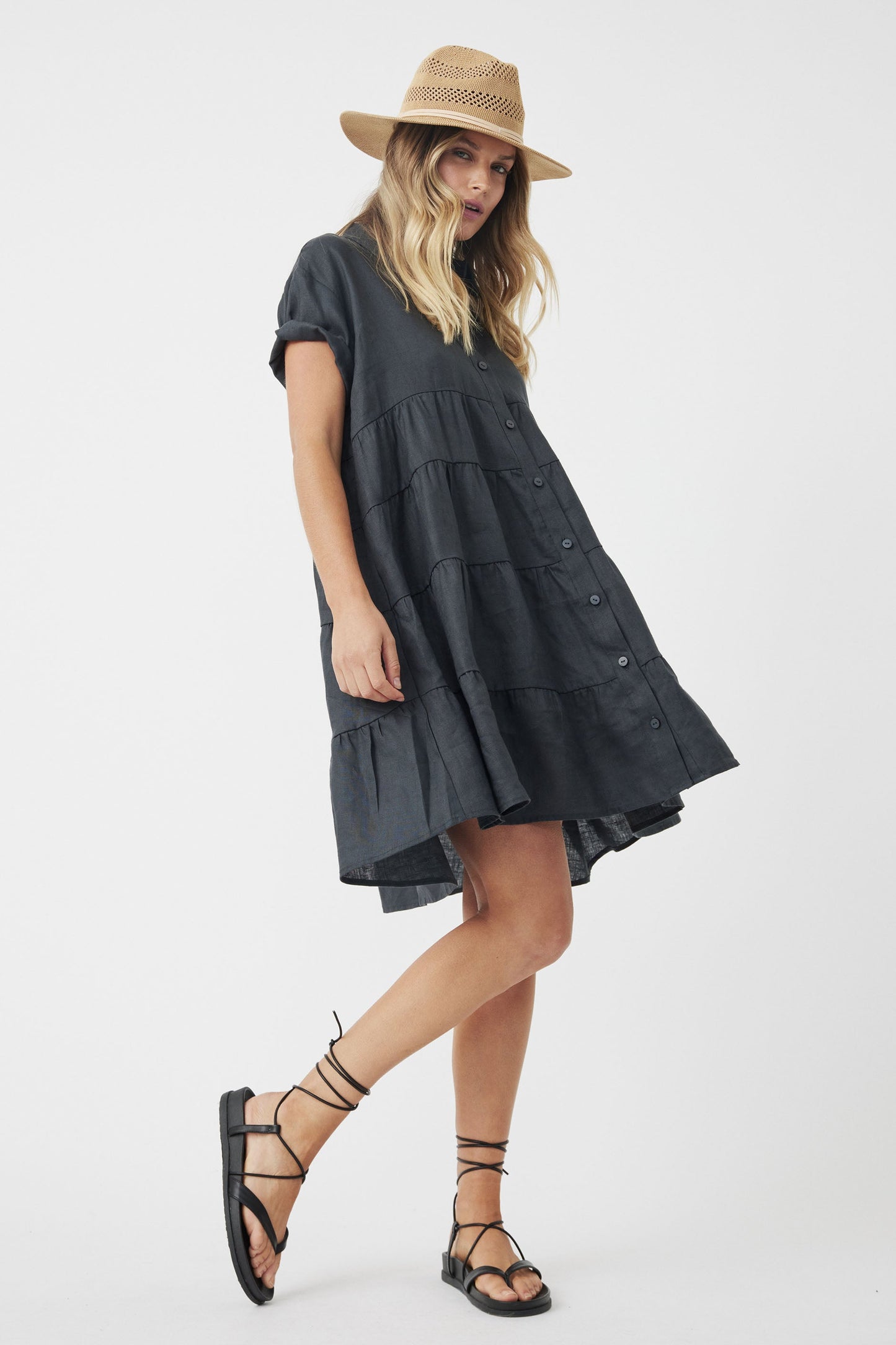 Anisa Mini Shirt Dress