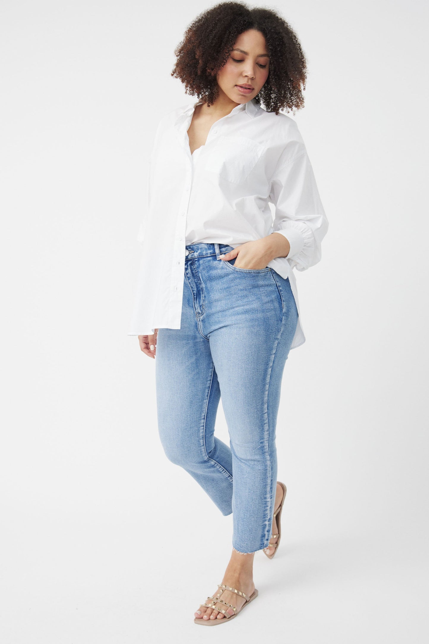 Georgie Crop Flare Jean