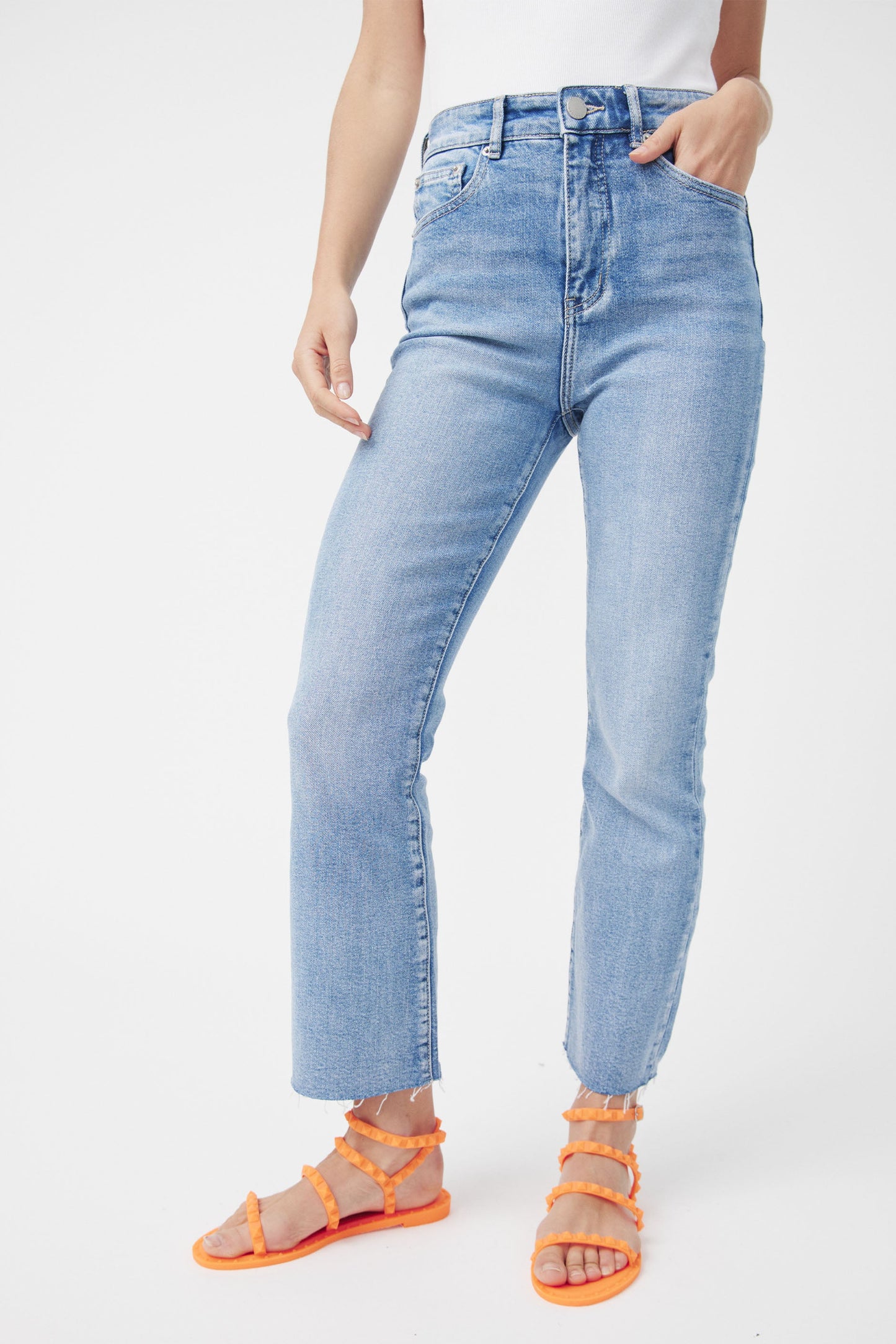 Georgie Crop Flare Jean