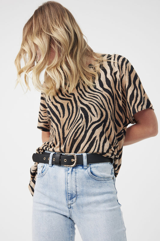 Animal Print Tee