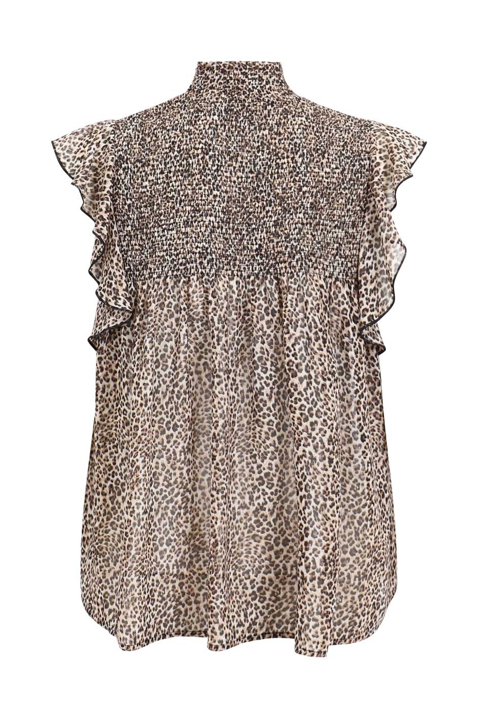 Kellie Shirred Sleeveless Top