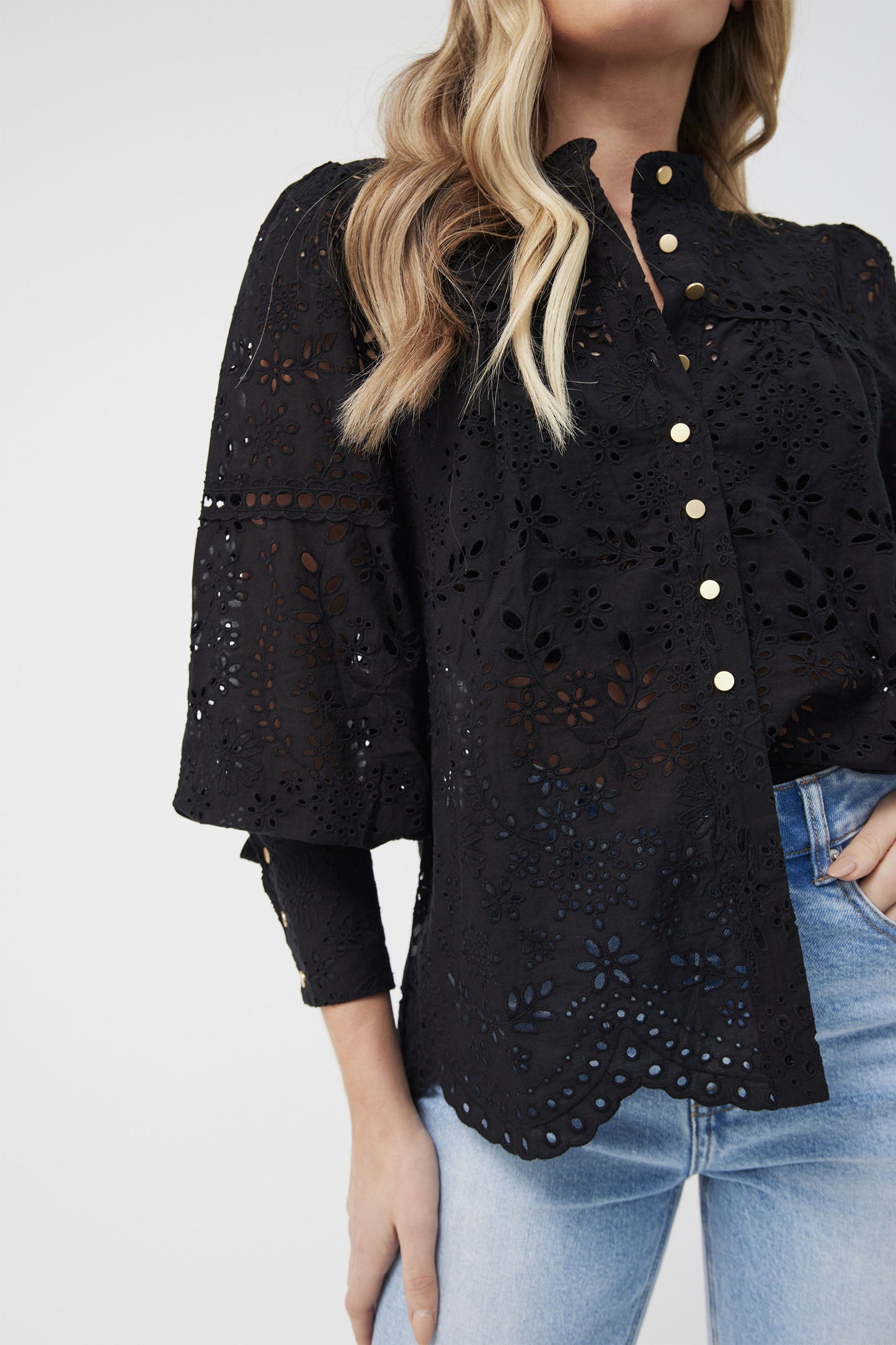 Lindsey Broderie Shirt
