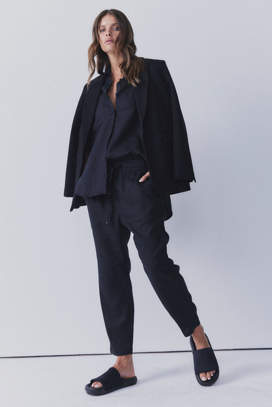 D-Luxe Relaxed Linen Pant