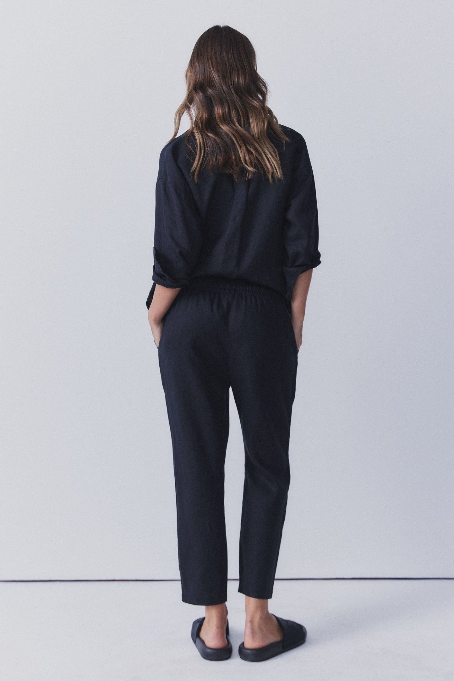 D-Luxe Relaxed Linen Pant