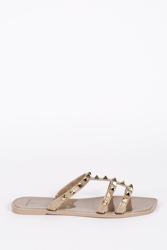 Wilde Square Toe Jelly Slide