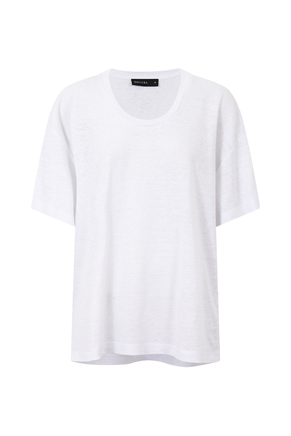 Carson Linen Scoop Neck Tee