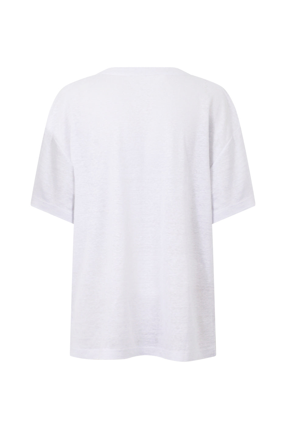 Carson Linen Scoop Neck Tee