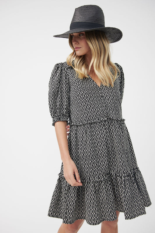 Carla Puff Sleeve Mini Dress