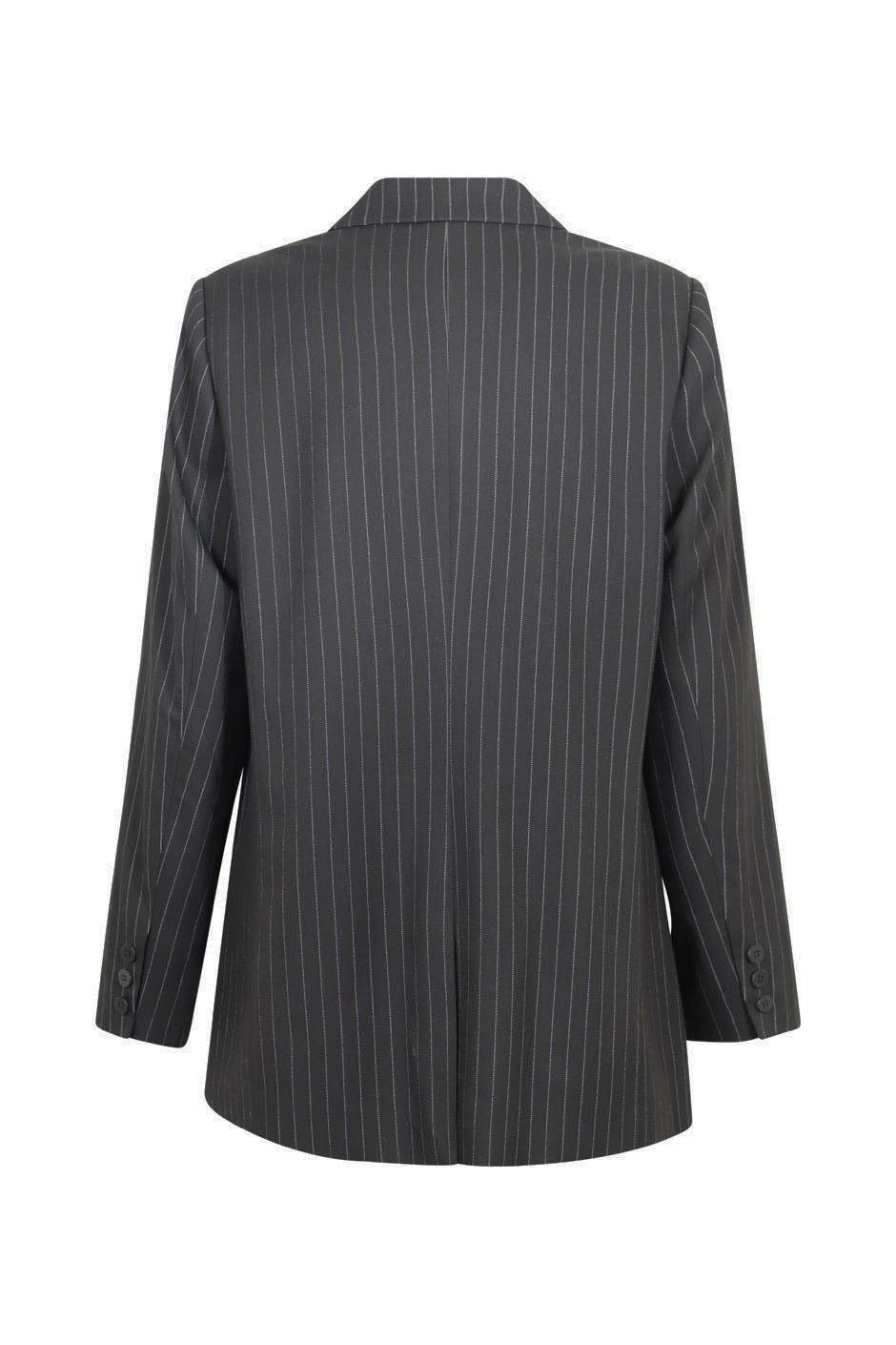 Mara Longline Pinstripe Blazer