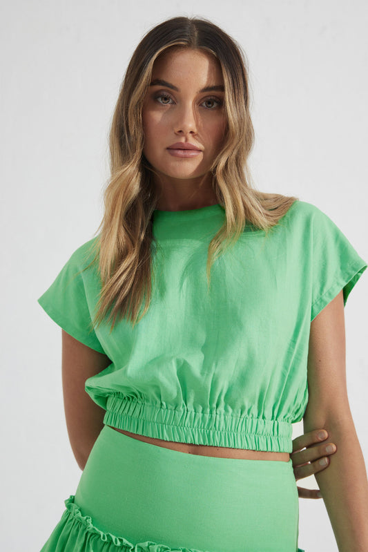 Monique Linen Blend Top