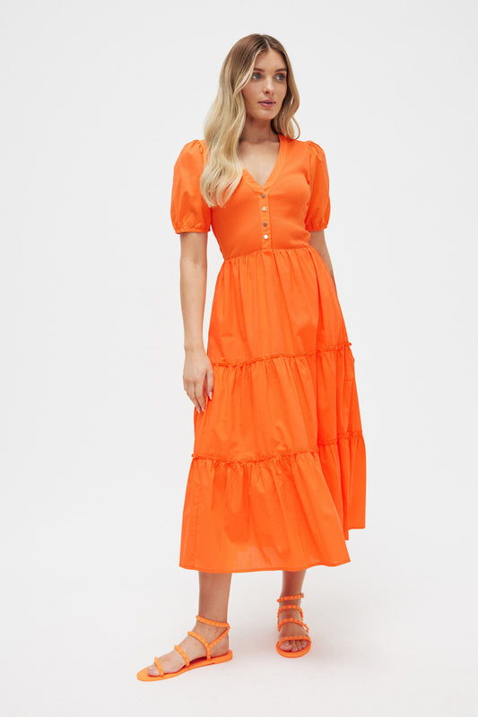 Leanne Spliced Midi Dress