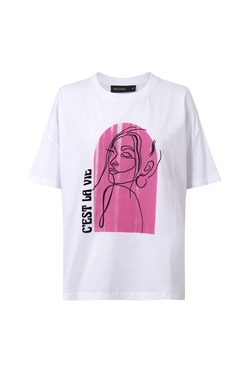 C'est La Vie Flocked Tee