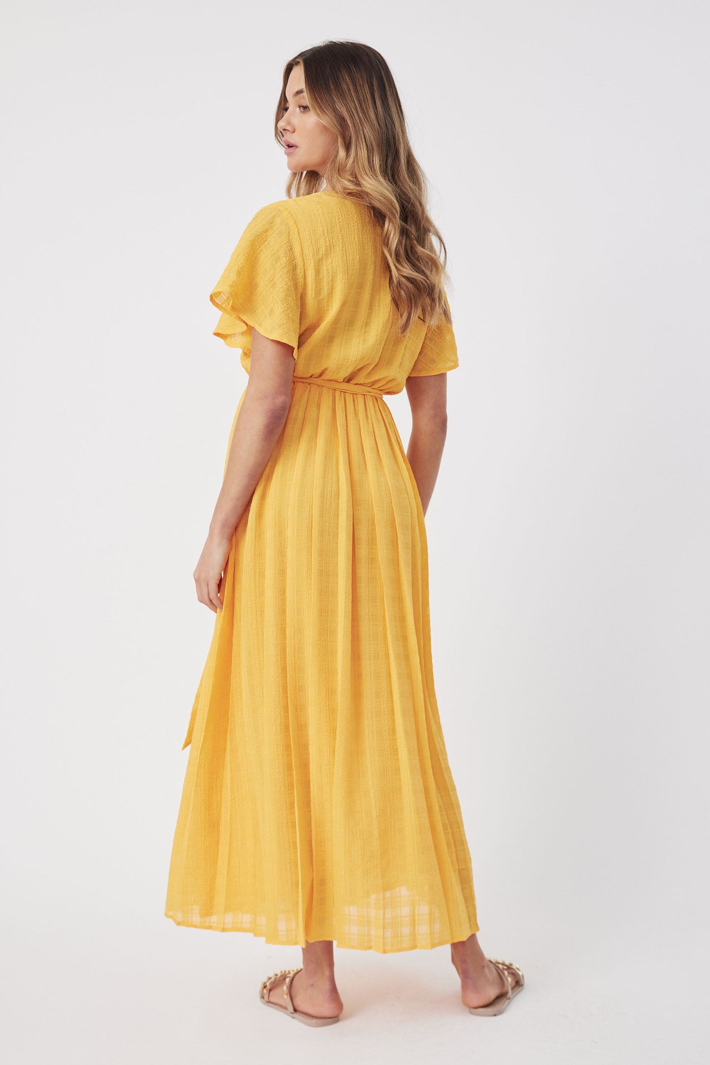 Samantha Pleated Midi Dress